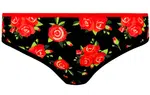 Dámske nohavičky Frogies Black Red Rose