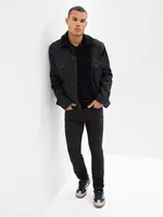 Čierne pánske skinny fit rifle GAP GapFlex