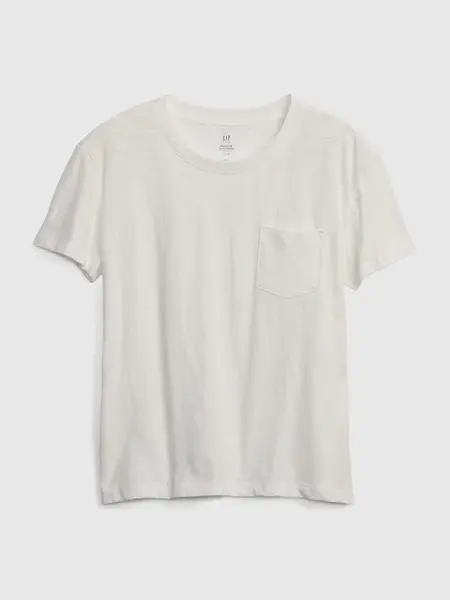 Biele detské tričko GAP