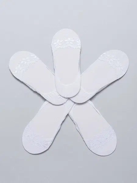 White socks 5-pack Yups ax4143-5. R01