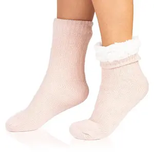 Bellinda EXTRA WARM SOCKS - Extrémne teplé ponožky - svetlo ružová