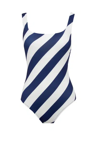 DEFACTO Regular Fit Striped Swimsuit