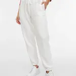 Biele dámske tepláky s logom GAP