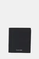 Kožená peněženka Calvin Klein pánská, černá barva, LV04D1063G