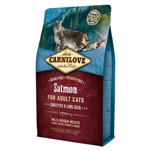 CARNILOVE Salmon Grain Free granule pro kočky, Hmotnost balení: 2 kg