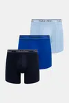 Boxerky Calvin Klein Underwear 3-pack modrá barva, LV00NB4410
