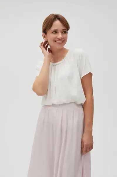 Marisse Women's Shirt L-Ko-4616 Off White