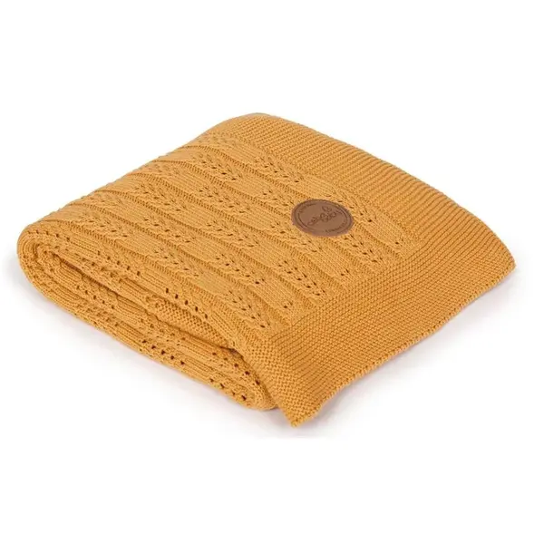 Ceba Deka pletená v dárkovém balení 90x90 Rybí kost Peru