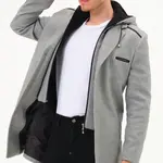 PLT8371 DEWBRRY MENS COAT-GREY