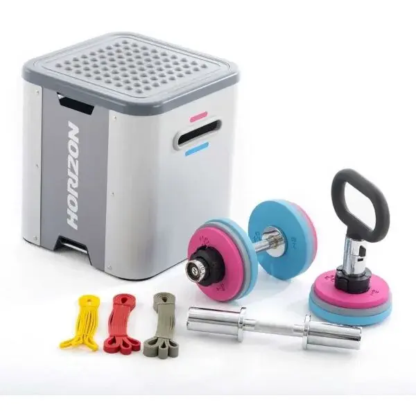 HORIZON FITNESS CUBE Multifunkční posilovací sada, šedá, velikost