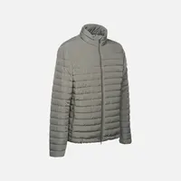 Khaki Men's Quilted Jacket Geox Warrens - Mens