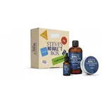 STEVE'S Dárková sada péče o vousy All Beard Everything Set Šampon 250 ml + balzám 50 ml + olej na vousy 30 ml