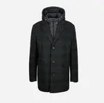 Tmavě modrý pánský kabát Geox Claudio - Pánské