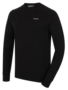 Husky Aron M XL, black Pánská merino mikina