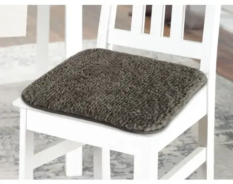 Podsedák na stoličky Rabbit Teddy 38x38 cm, antracitový%