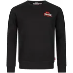 LONSDALE Mikina 'Lympstone'  červená / čierna / biela