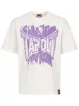 Tapout Tričko 'CF'  fialová / biela