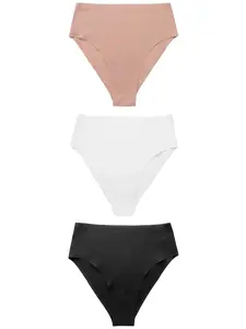 Next Nohavičky  staroružová / čierna / biela