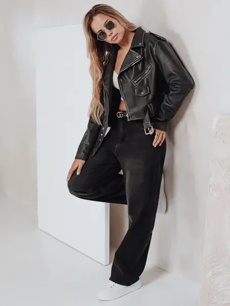 Dámské černé balloon fit džíny