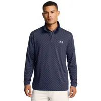 UA Playoff Printed 1/4 Zip-BLU