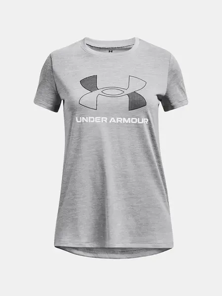 Under Armour Tričko UA Tech BL Twist SS-GRY - Holky