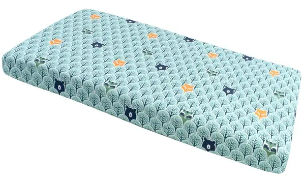 Medi Partners Fitted sheet for bed 120x60 – cotton – Scandinavian forest