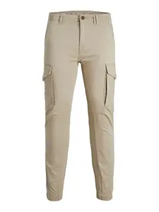 Jack & Jones Junior Nohavice 'JJIPaul JJFlake'  svetlohnedá