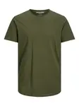JACK & JONES Tričko 'Basher'  tmavozelená