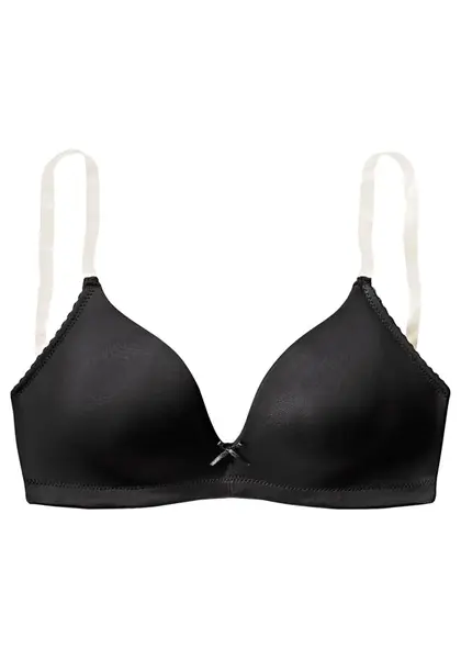 LASCANA Podprsenka  svetlofialová / čierna