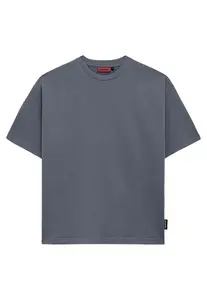 Prohibited Tričko 'Prohibited'  tmavosivá