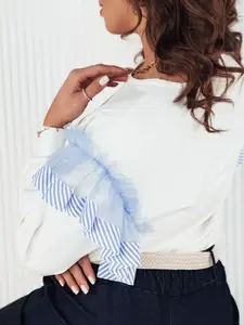 Dámská mikina bez kapuce FALGIT Barva Ecru DSTREET