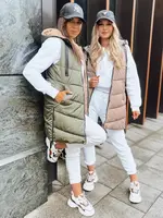 Dámská oboustranná vesta ONADE Barva zelená DSTREET