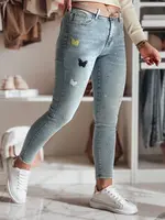 Dámské skinny džíny s ozdobami LUMITTA