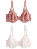 Next Podprsenka  nebielená / pastelovo červená