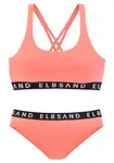 Elbsand Bikiny  koralová / čierna / biela