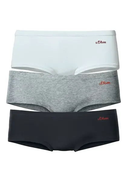 s.Oliver Nohavičky  sivá melírovaná / čierna / biela