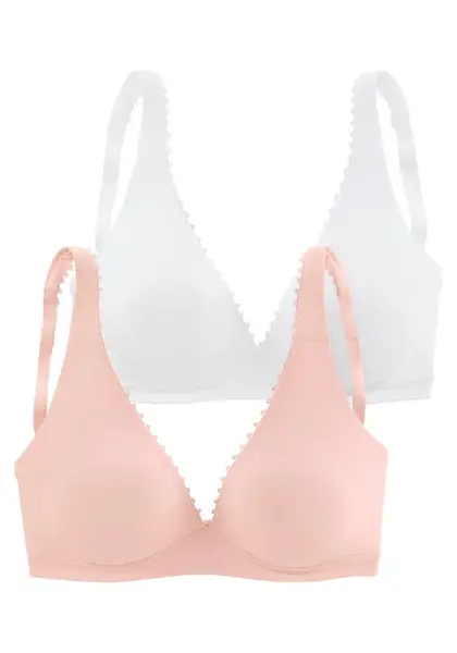 PETITE FLEUR Podprsenka  rosé / biela