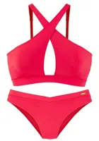 BUFFALO Bikiny  krvavo červená