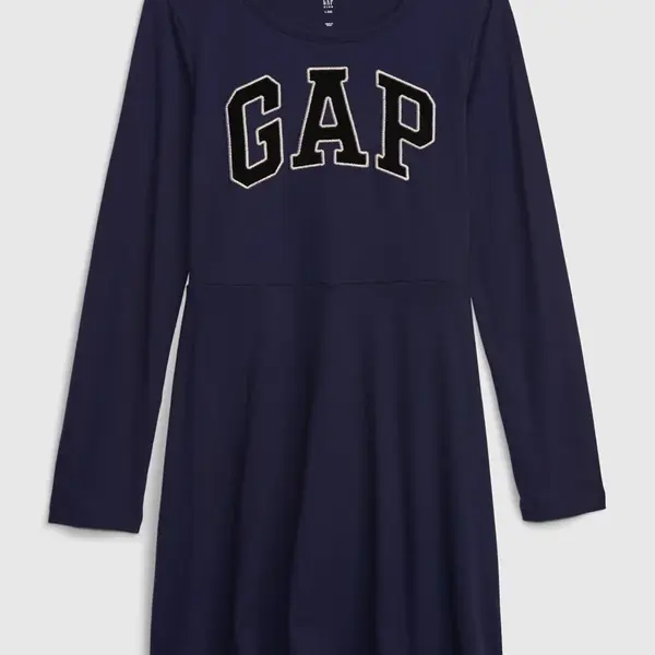 GAP Dětské šaty s logem - Holky