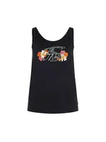 O'NEILL Top 'Luana'  tmavooranžová / eozín / čierna / biela