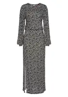 LASCANA Šaty  béžová / modrá / hnedá / čierna / biela