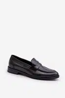 Mužské kožené polobotky Loafersy Zazoo