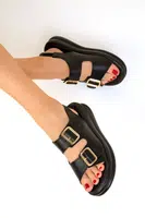 Soho Black Women's Sandals 19466