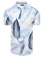 Pánská elegantní košile Barva Bílý DSTREET