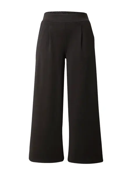 ICHI Plisované nohavice 'Kate'  čierna