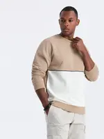 Ombre Men's OVERSIZE sweatshirt with contrasting color combination