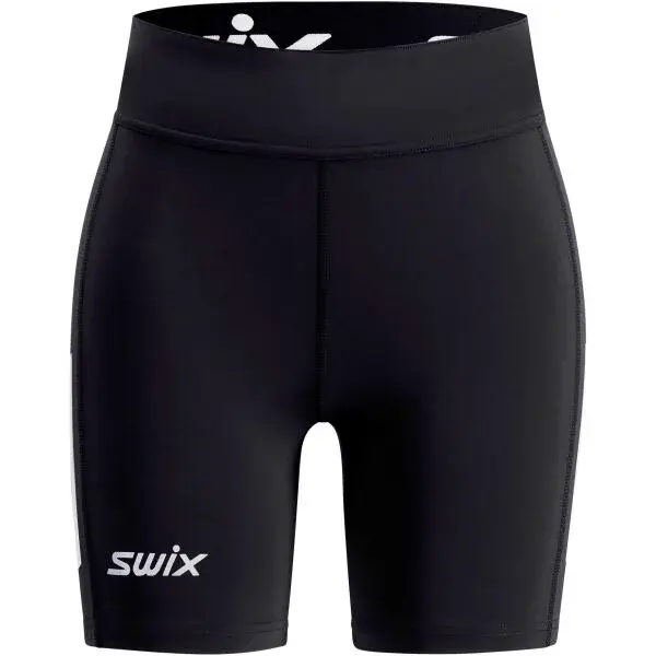 Swix PACE HIGH WAIST W Dámske bežecké šortky, čierna, veľkosť
