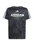 ADIDAS SPORTSWEAR Funkčné tričko  tmavosivá / čierna / biela