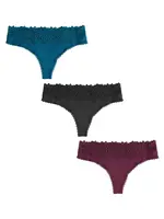 Next Tangá  modrozelená / vínovo červená / čierna