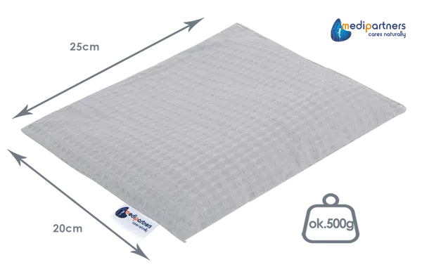 Medi Partners Thermofor with cherry seeds (Wafel) - Gray